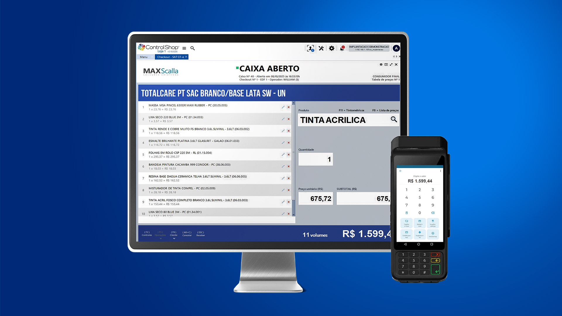 Checkout Integrado com TEF IP